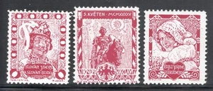 Czechoslovakia poster stamp cinderella reklamemarken St Wenceslas 1945 - Picture 1 of 2