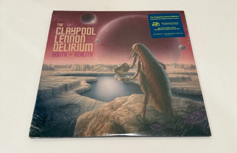 Claypool Lennon Deli - South Of Reality Ltd Ed of 300 Sea Blue/Magenta/Lemon LP Foto 1 de 4