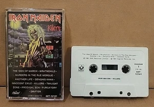 Iron Maiden • Killers • 1981 • Capitol Records • Stereo Cassette • 4XT-12141 - Picture 1 of 5