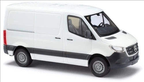 Busch 53400 - 1/87 / H0 Mercedes Benz Sprinter Furgone, Corto RS, Bianco - Nuovo - Immagine 1 di 1