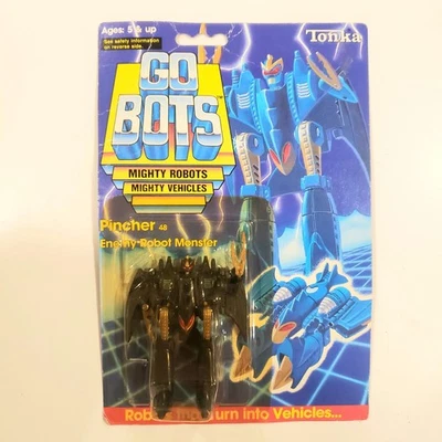 🤖 Vintage 1985 GOBOTS #48 Pincher Enemy Robot Monster - Tonka 7255 NOS Sealed - Image 1 of 2
