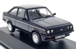 Vanguards 1/43 Ford Escort MK2 RS2000 Midnight Blue Smallest Cog Scale Model Car - Picture 1 of 6