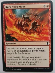 MTG Magic The Gathering Card Ruée volcanique Éphémère Red DTK Dragons Of Tarkir  - Picture 1 of 2