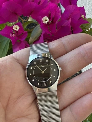 SKAGEN DENMARK  233SSSBD  Stainless Steel Unisex Quartz Watch 28MM 3ATM - Image 1 of 4