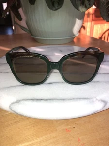 Kirkland Signature Penelope grün Schildpatt polarisierte Sonnenbrille XL Größe EUC - Bild 1 von 12