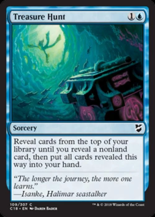 Treasure Hunt - Light Play MTG Commander 2018 - Image 1 of 1
