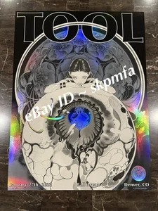 TOOL Event Poster January 27 2022 Ball Arena Denver CO 305/1050🔥Peach Momoko - Picture 1 of 10