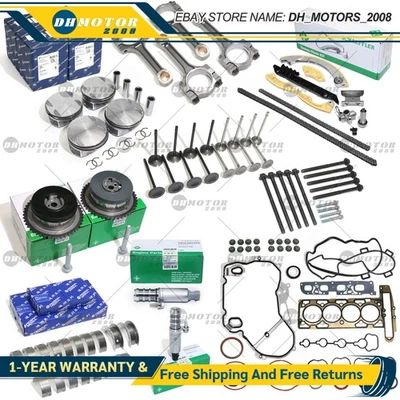 OEM Engine Overhaul Rebuild Kit &Timing Chain set For 10-17 Chevy Buick GMC 2.4L - Image 1 of 4