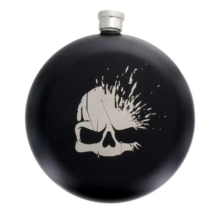 Call of Duty Elite Skull Logo Hipflask Metal With Screw Top 230ml Drinks Flask