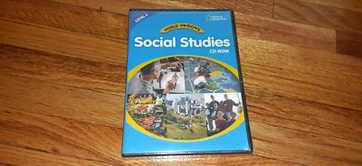 WORLD WINDOWS SOCIAL STUDIES LEVEL 2 - NATIONAL GEOGRAPHIC (CD-ROM) PC - Image 1 of 4