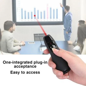 Professional Wireless R400 Receiver PPT Presenter Red Laser-Pointer Logitech - Picture 1 of 12