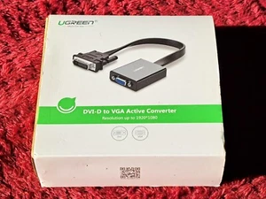 Ugreen DVI-D to VGA Active Converter New Boxed - Picture 1 of 9