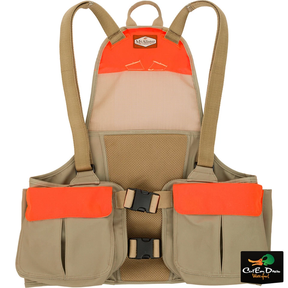 DRAKE WATERFOWL MCALISTER UPLAND STRAP VEST BLAZE ORANGE - Image 1 of 1