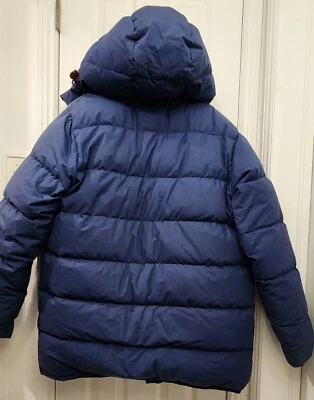 Vintage Blue Mens EMS Down Puffer Parka Jacket Sz XL - Image 1 of 4