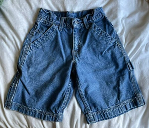 Vintage Levis Loose Fit Jean Shorts Boys Kids Size 8 Blue - Picture 1 of 4