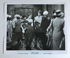 Rhonda Fleming Autograph Signed Hong Kong Ronald Reagan 1951 *Hollywood Posters*