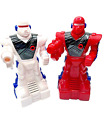 1998 toymax robot hand held fighting Red and White