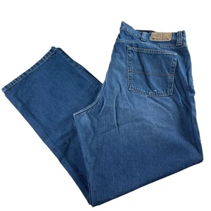 LL Bean Mens Natural Fit Cotton Denim Blue Jeans 40x32 Medium Wash - Picture 1 of 11