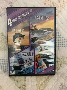 4 Film Favorites: Free Willy Collection (DVD) - Picture 1 of 9