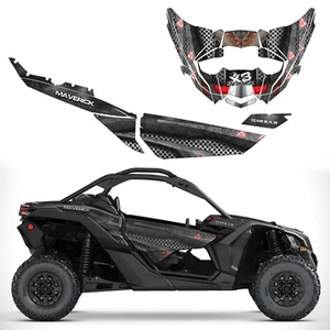 Body Armor Decal Graphic Kit Wraps 4x4 Off Road Can Am Maverick X3 - Picture 1 of 12
