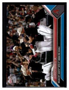 2023 Topps Now #293 Lourdes Gurriel Jr. Blue Parallel Card #d 25/49 - Picture 1 of 2