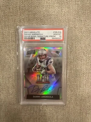2023 Absolute Danny Amendola Auto Super Bowl LI #SBLI-DA PSA 10 - Image 1 of 2