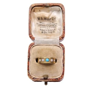 Gold Ring Egyptian Revival London 18ct Circa 1920s - Picture 1 of 19