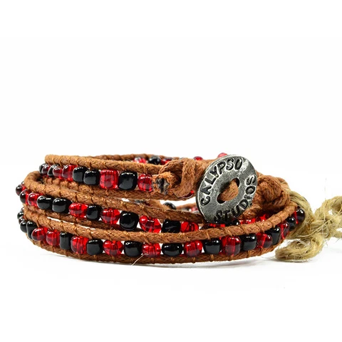 Team Colors IT'S A WRAP Bracelet - Garnet & Black- South Carolina USC Gamecocks Cover