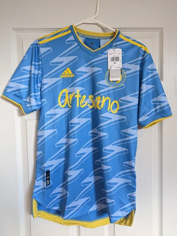 Philadelphia Union 21/22 Away Jersey Authentic Size M Lightning Bolt GI6406 Cover