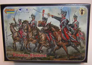 Strelets 0019 Napoleonische Russische Husaren 12 Modell Kavalleristen Soldaten 1:72 - Bild 1 von 4