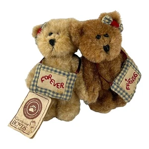 Boyds Bears Mini Goodfriends Forever Friends Ornament Vintage Amie and Pam 3.5" - Picture 1 of 10