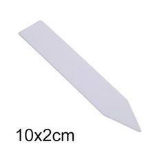 100 Pcs Plant Labels Nursery Tags Waterproof Garden Stakes Plastic White UK