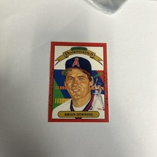 1990 Donruss #10 Brian Downing California Angels Diamond Kings RARE INSERT 