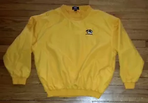 Chaqueta rompevientos Vantage Missouri Tigers con logotipo L amarillo liso c1765 - Imagen 1 de 7