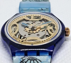 Orologio Swatch Automatico Gli Originali SAN101 " Mappamondo " -1992- Vintage - NOS - Foto 1 di 24
