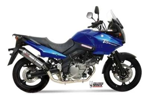 Pot D Echappament MIVV Oval Titane pour Suzuki Dl V-Strom 650 2007 > 2011 - Photo 1/3