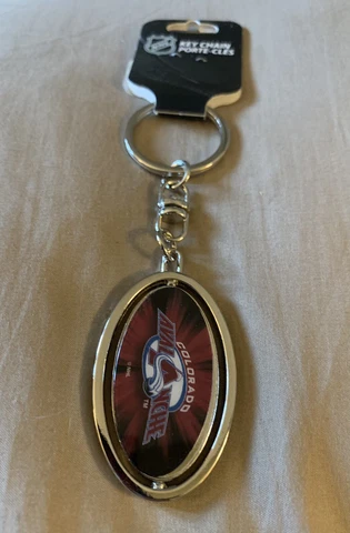 COLORADO AVALANCHE METAL SPINNER KEYCHAIN Cover