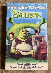 Shrek VHS Tape. Oversized Cardboard Case - Picture 1 of 11