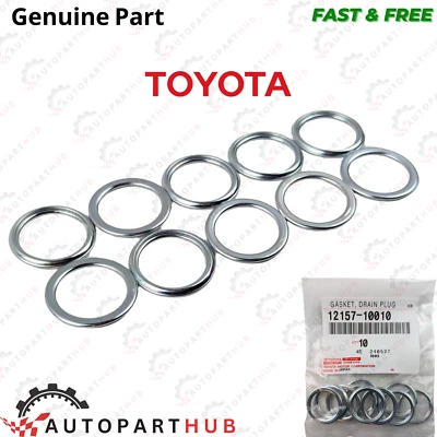 Genuine OEM Toyota Scion Lexus Differential Oil Drain Plug Gasket 1215710010 X10 - Image 1 of 4