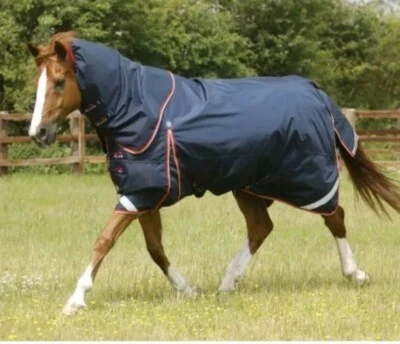 Premier equine Buster 50 with snug fit neck cover 6'9 Navy - Image 1 of 4
