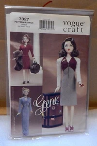 Gene Doll Sewing Pattern Vintage Dress Vogue 7327 Ashton-Drake Uncut 2001 NIB 2C - Picture 1 of 5