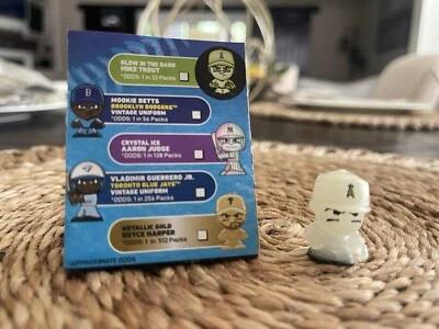 2022 Mike Trout TeenyMate Glow In Dark MLB Series 9 1:32 - Image 1 of 2