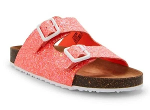 Wonder Nation Neon DAMEN Größe 4 Fußbett Slidesandalen, heiß rosa, NEU - Bild 1 von 10