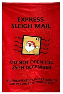 Christmas santa Red Father sack large stocking JUMBO SACK Xmas Gift Present Bag - Picture 1 of 3