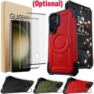 Per Samsung Galaxy S23/Plus/Custodia ultra robusta supporto obiettivo cover/protezione schermo - Foto 1 di 13