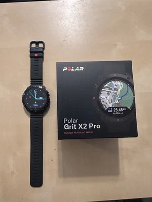 Polar Grit X2 Pro Premium Outdoor Watch AMOLED GPS Multisport Black S-L - Image 1 of 2