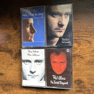 Job Lot bundle 4 X Cassette tapes Phil Collins Face Value No Jacket Seriously  - Picture 1 of 9