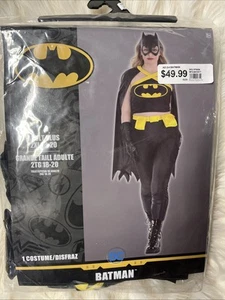 Women's Batman Batgirl Costume Halloween Dress Up Cosplay Adult Plus 2TG 18-20 - Picture 1 of 3