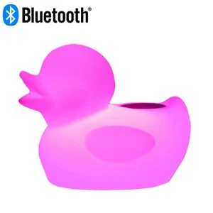 Acoustic Audio Nightlight Bluetooth Duck Speaker Multi-Color Light Effects Water - Picture 1 of 9