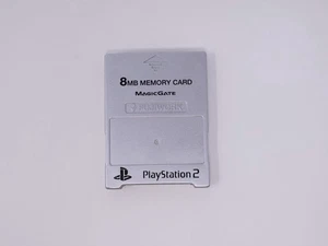Sony White FujiWork PlayStation 2 Memory Card PS2 Official MagicGate 8MB - Bild 1 von 2